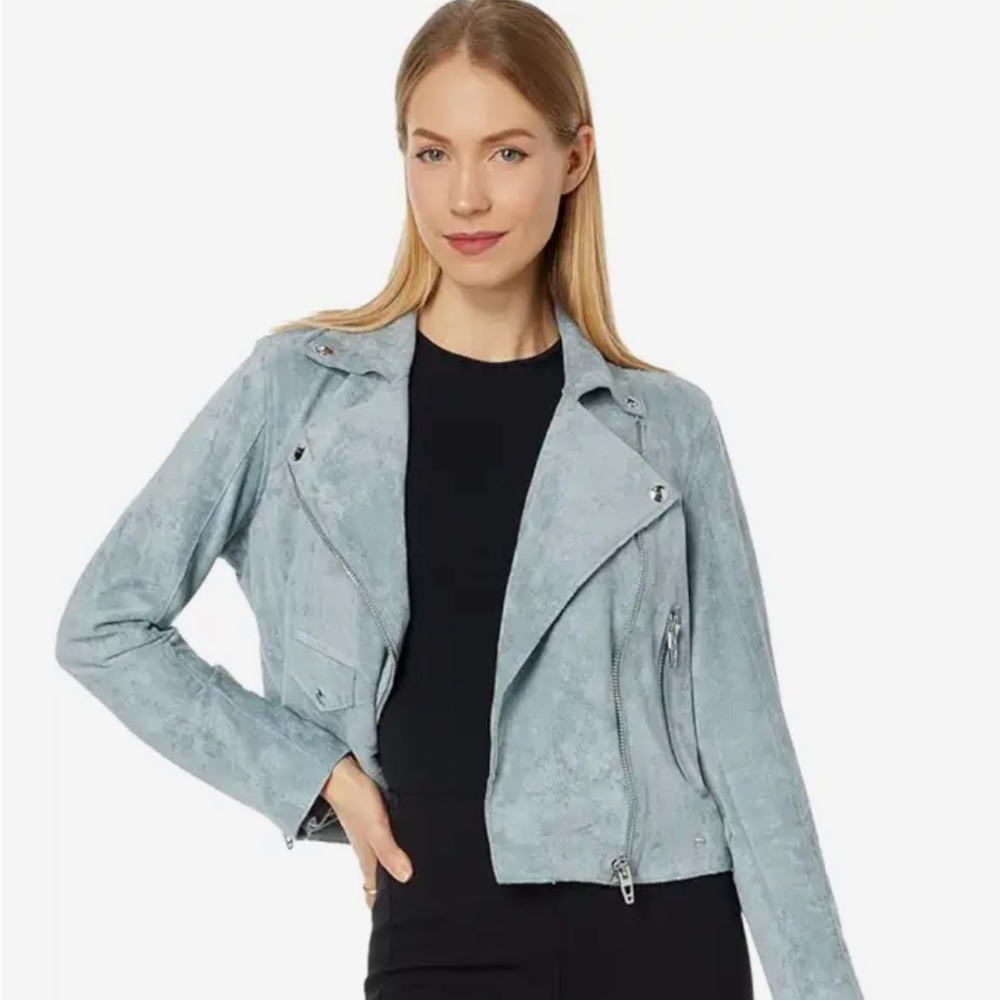 BNWT BLANK NYC SUDE MOTO JACKET.